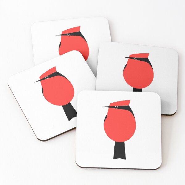 Item preview, Minimalist Vermilion Flycatcher designed and sold by jspiggle.