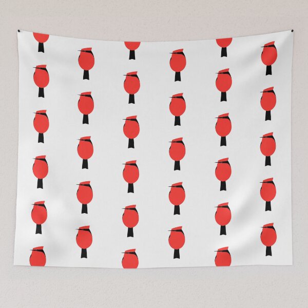 Item preview, Minimalist Vermilion Flycatcher designed and sold by jspiggle.