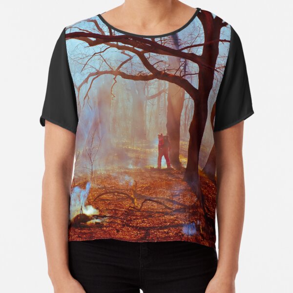 High Park Burn Chiffon Top