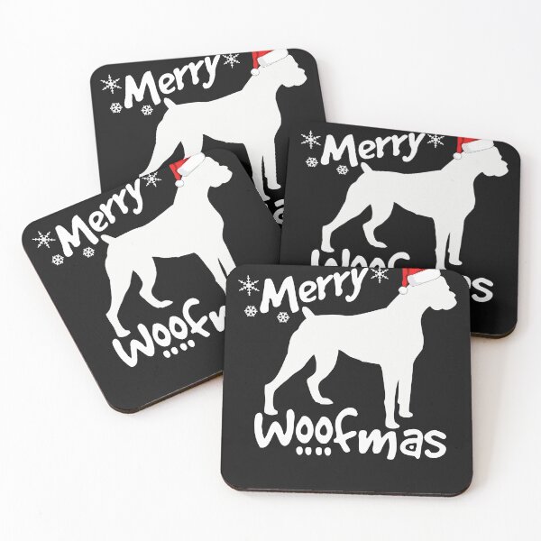 Item preview, Merry Woofmas, Santa Boxer Dog designed and sold by 3QuartersToday.