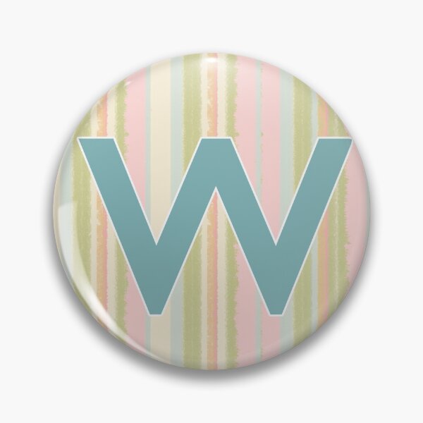 Item preview, The letter W in pastels designed and sold by digikim.