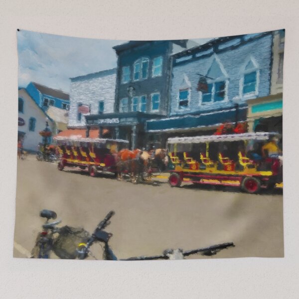 Item preview, Mackinac Island Downtown designed and sold by Jarrod Vandenberg.