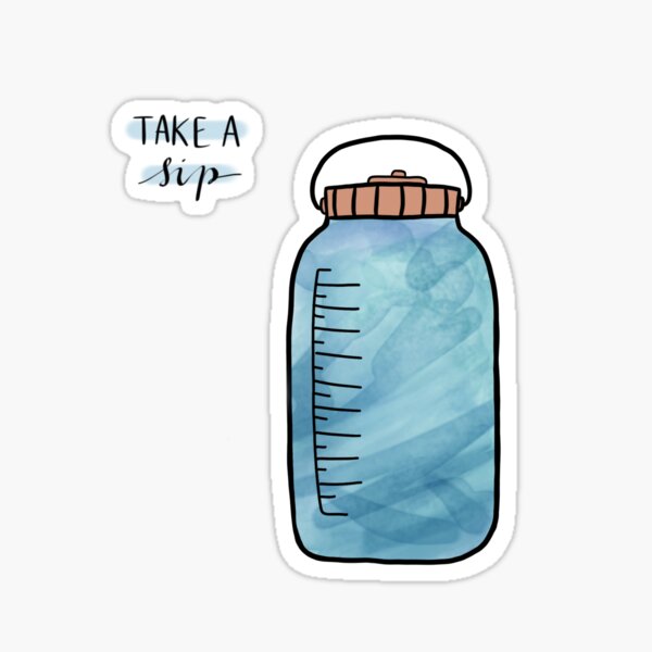 "Water Bottle Sticker Pack " Sticker for Sale by aditijindal Redbubble
