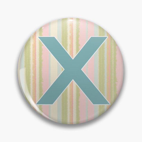 Item preview, The letter X in pastels designed and sold by digikim.