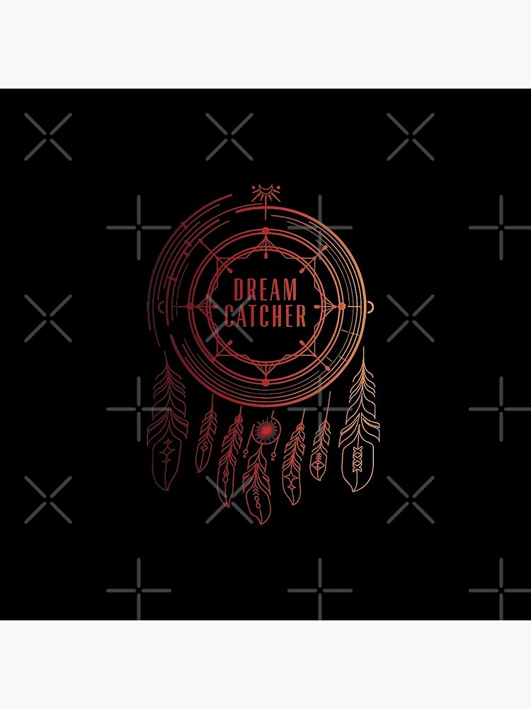 Dreamcatcher Fall Asleep In The Mirror logo (black ver.)