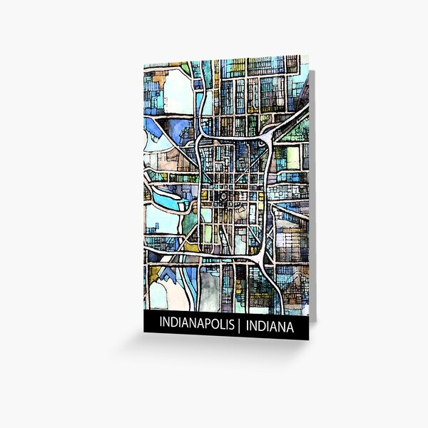 Indianapolis, IN Greeting Card