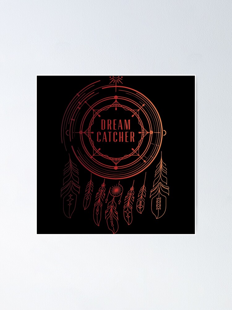 Dreamcatcher Fall Asleep In The Mirror logo (black ver.) | Poster