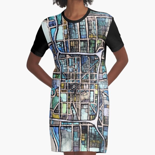 Indianapolis, IN Graphic T-Shirt Dress