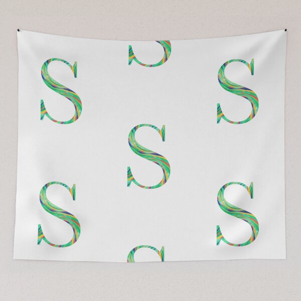Item preview, ‘S’ Monogram Initial Lettering designed and sold by misterletterman.