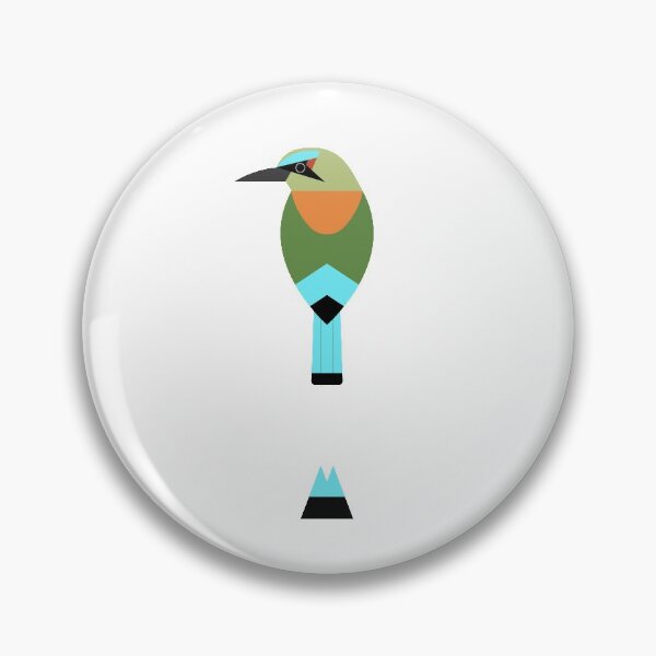 Item preview, Minimalist Turquoise-Browed Mot Mot designed and sold by jspiggle.