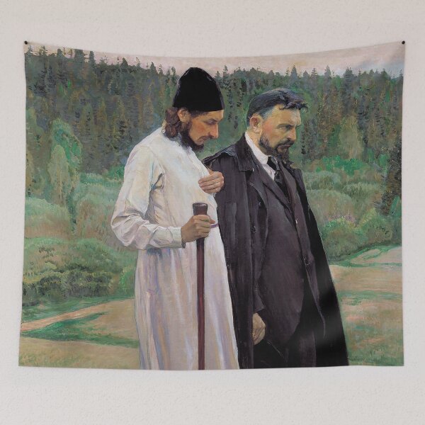 Item preview, HD. Philosophers (1917), by Mikhail Nesterov   designed and sold by ArmoniMundi.