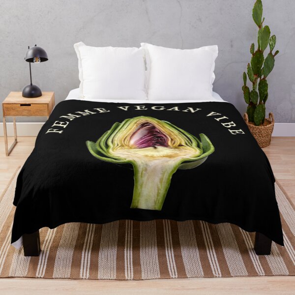 Item preview, Femme Vegan Vibe Artichoke Veggie designed and sold by StudioTina.