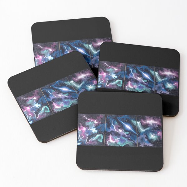 Item preview, Galaxy Triptych  designed and sold by Victoria Salter Art.