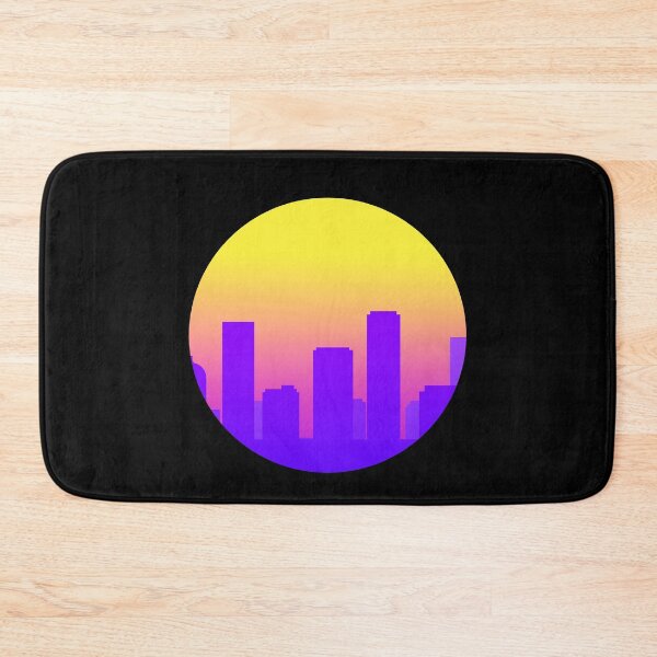 Item preview, City Scape Buildings Sunset 80S Theme,Cityscape Pattern designed and sold by enigma3a.