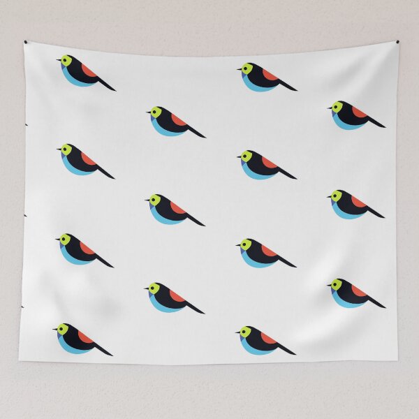 Item preview, Minimalist Paradise Tanager designed and sold by jspiggle.