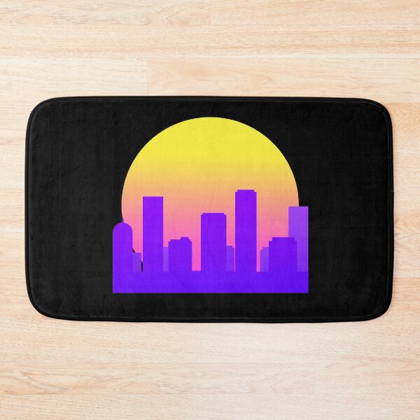Item preview, City Scape Buildings Sunset 80S Theme, Patterns CityScape designed and sold by enigma3a.