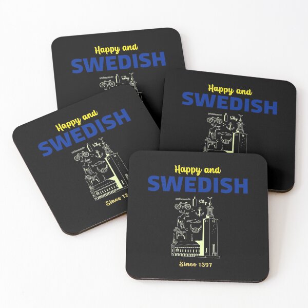 Item preview, Happy and Swedish - SWEDEN designed and sold by missmarylin.