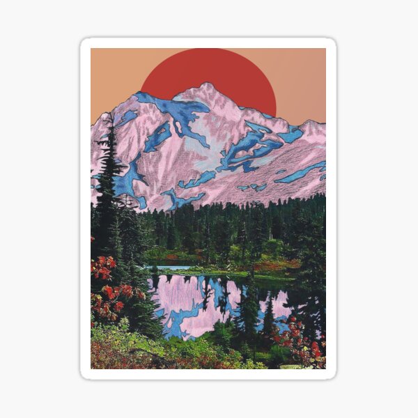 mountain man Sticker