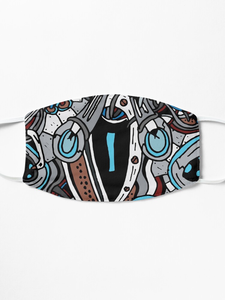 Alternate view of Sapphire Elytron (Cyborg Bug) Mask