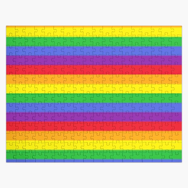 Colors, Rainbow Stripes Jigsaw Puzzle