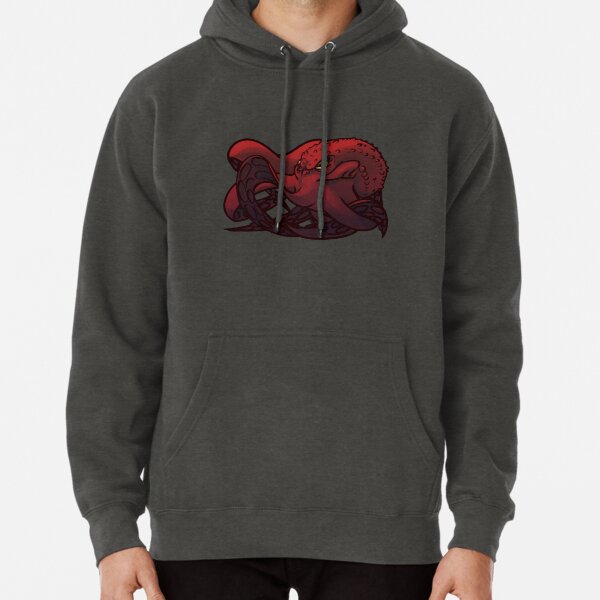 Octopus (Red) Pullover Hoodie