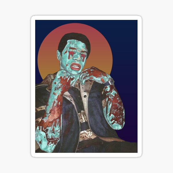 blood spatter Sticker