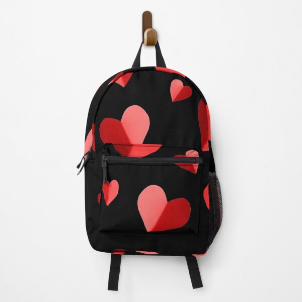 Item preview, red heart in black font designed and sold by Reda678.