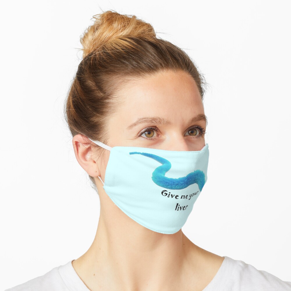 Blue Worm Mask