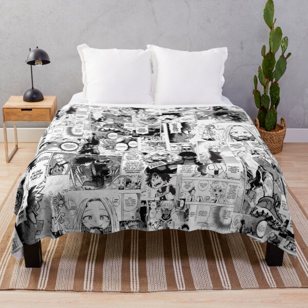 My Hero Academia Collage Throw Blanket