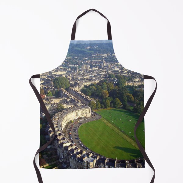 Item preview, Royal Crescent - Aerial Image of Bath, Somerset, UK designed and sold by FOLK ART FUSION by heidiannemorris.