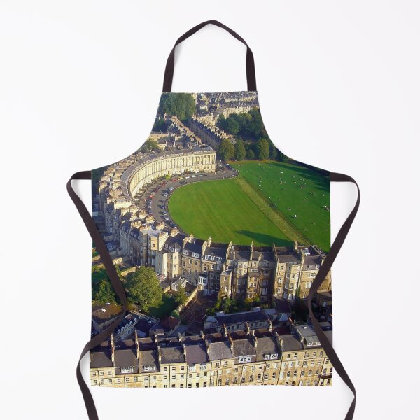 Item preview, Royal Crescent - Aerial Image of Bath, Somerset, UK designed and sold by FOLK ART FUSION by heidiannemorris.