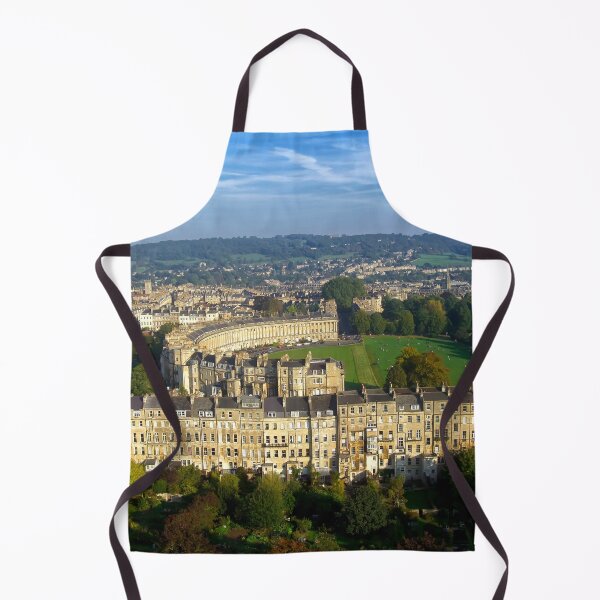 Item preview, Marlborough Buildings - Aerial Image of Bath, Somerset, UK designed and sold by FOLK ART FUSION by heidiannemorris.