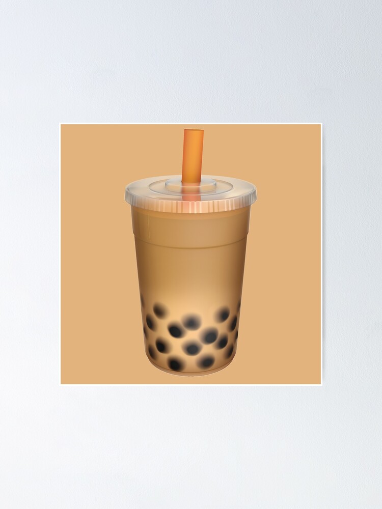Póster «Bubble Tea Boba Emoji» de parkerku Redbubble