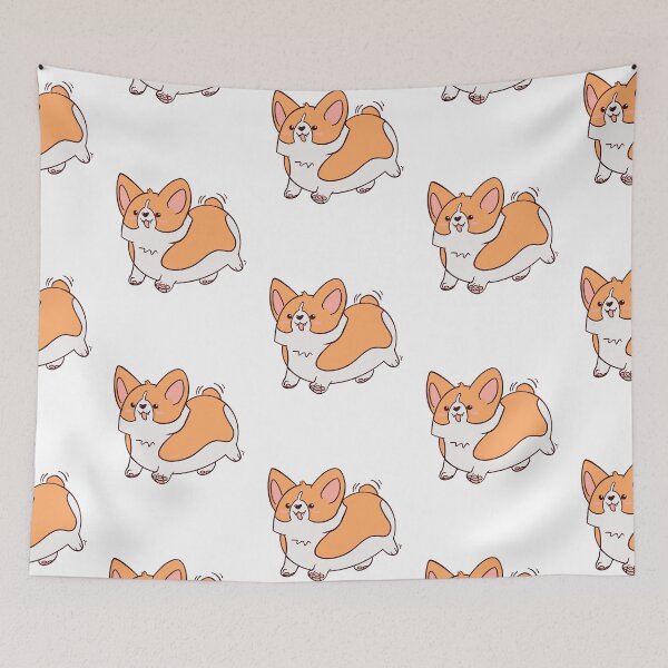 Aperçu de l'œuvre Chien chorgi courant créée et vendue par DragonDoll.