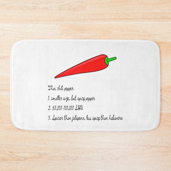Item preview, Thai Chili Pepper, fun food definitions designed and sold by KacyCupcake.