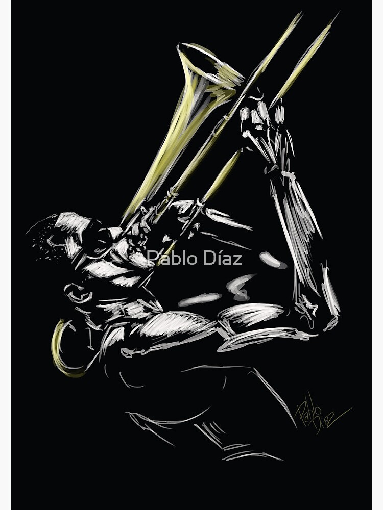 "Trombone Shorty" Poster for Sale by Pablo Díaz Redbubble