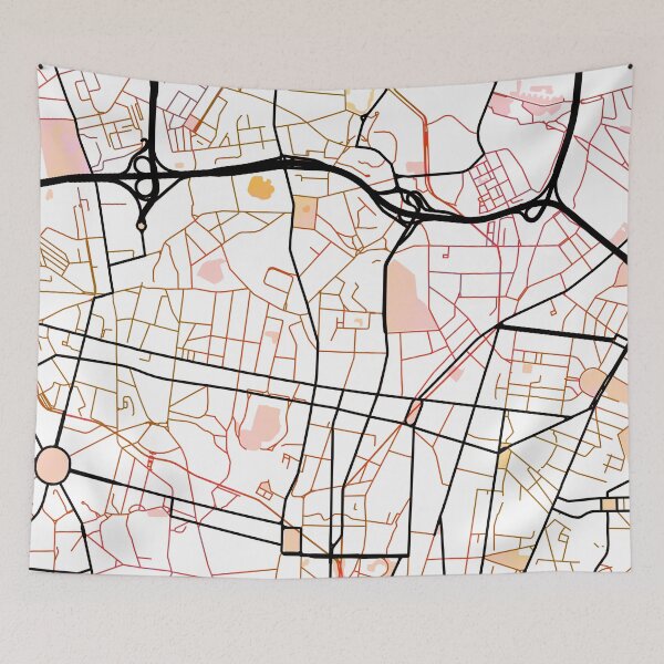 Item preview, Porto Portugal Street Map Green Planet designed and sold by IvonDesign.