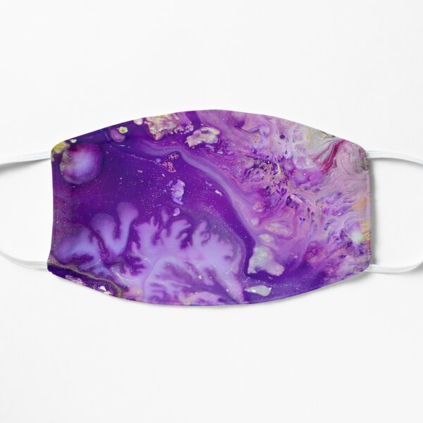 Crisp purple winter Flat Mask