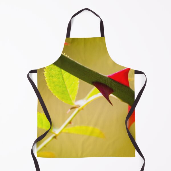 Artikelvorschau, Limonengrüne Rosenblätter mit roten Dornen entworfen und verkauft von FOLK ART FUSION by heidiannemorris.