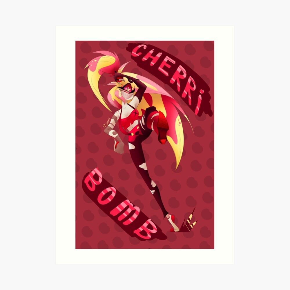 Cherry Bomb Print(Hazbin Hotel)