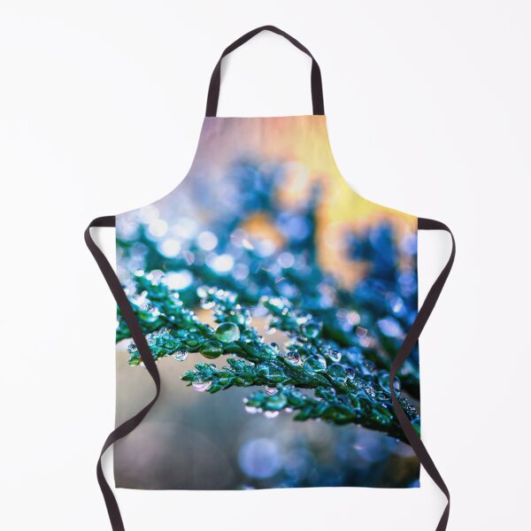 Item preview, Raindrops on Leylandii  designed and sold by FOLK ART FUSION by heidiannemorris.