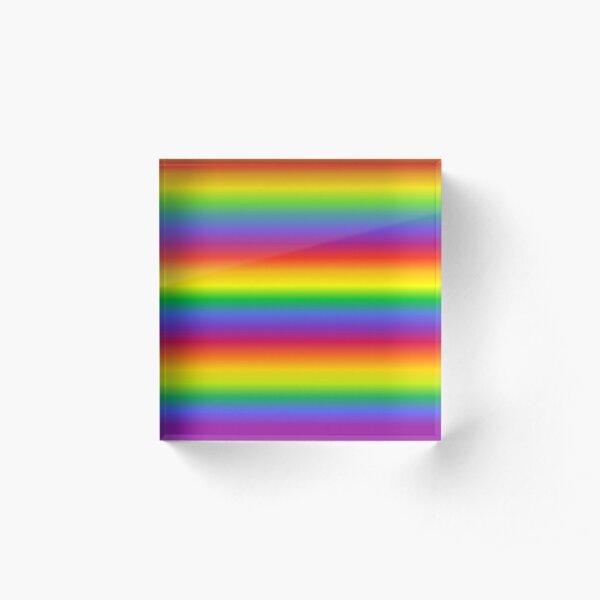 Colors, Colorfulness Acrylic Block