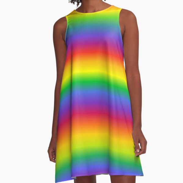 Colors, Colorfulness A-Line Dress