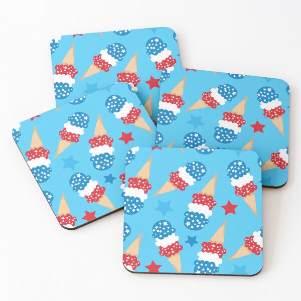 Item preview, AMERCAN FLAG ICE CREAM Face Mask Matching Phone Case - American Flag Donut Pretty PATRIOTIC JULY 4TH ELECTION 2020 America designed and sold by rdorsey8.