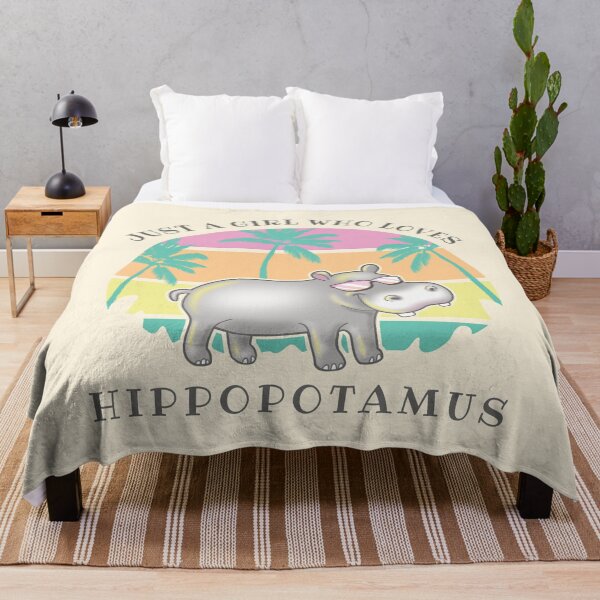 Item preview, Just a girl who loves Hippopotamus designed and sold by pablomendoza.