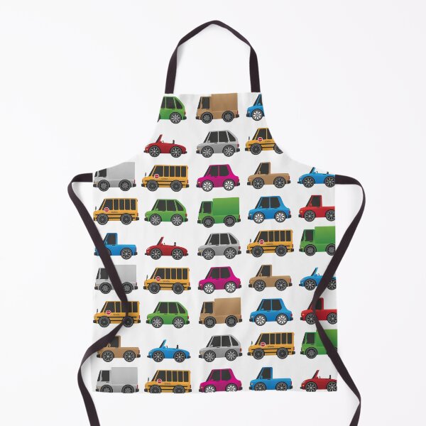 Item preview, Cute Toy Cars, Trucks and School Buses Seamless Repeating Pattern designed and sold by hobrath.