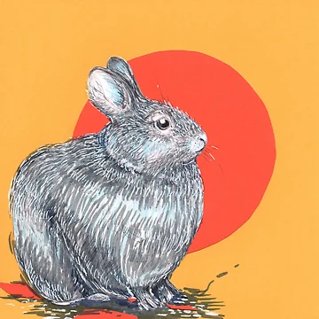 Artwork thumbnail, Volcano Rabbit by Amanda Klimek