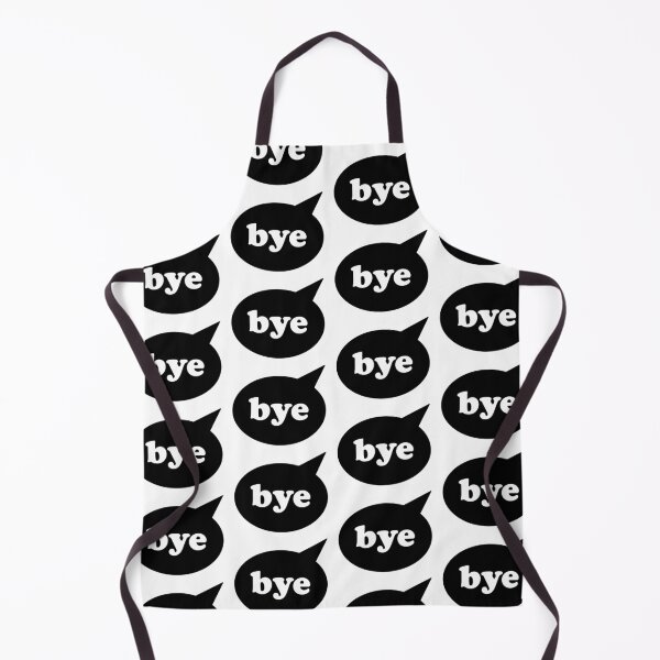 Item preview, Bye - Speech Bubble - Black Pattern designed and sold by EelPopShop.