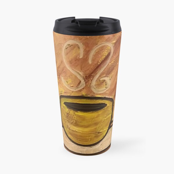 Coffee Cup Painting Travel Mug