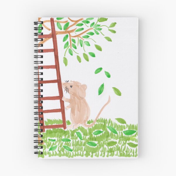 Item preview, Little mouse climbing a ladder designed and sold by jojom73.